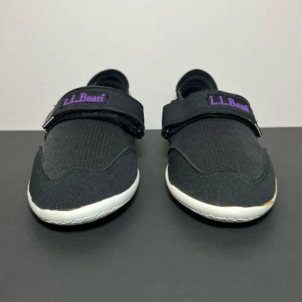 Mens LL BEAN Black Slip On Water Shoes / Size M - 8.5